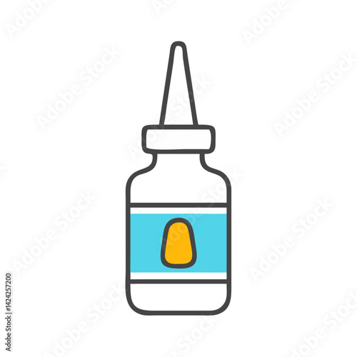 Nasal Spray Icon Representing Respiratory Relief