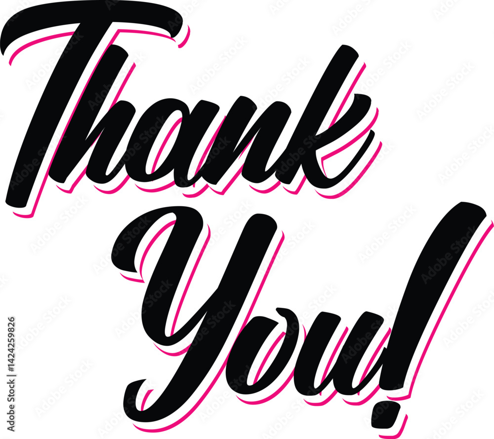 Obraz premium Thank You for Your Order. Elegant Thank You for Your Order Design with Stylish Graphics. Sophisticated Thank You for Your Purchase Image with Modern Elements. Chic Thank You for Your Order Graphic