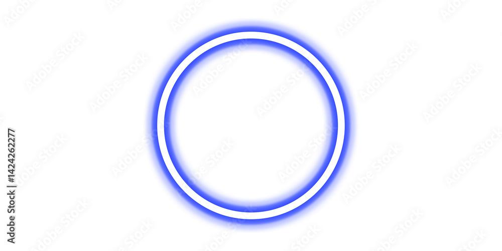 Blue neon circle shape frame. Glowing neon border isolated on transparent background. Shine glow light neon sign frame. Banner, Mockup, template for presentation or montage, Design elements, PNG Blue neon circle shape frame. Glowing neon border isolated on transparent background. Shine glow light neon sign frame. Banner, Mockup, template for presentation or montage, Design elements, PNG