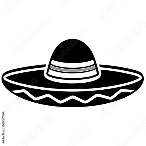 Download sombrero vector icon illustration: traditional mexican hat for cinco de mayo party