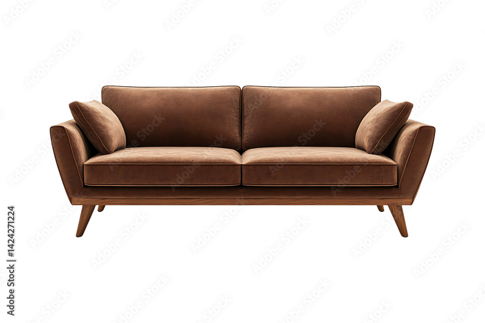 Modern sofa isolated on a transparent background. Luxury Sofa for Home Decor and Interior design. Modern sofa isolated on a transparent background. Luxury Sofa for Home Decor and Interior design.