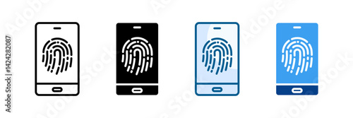 Access Control Icon Set Multiple Style Collection