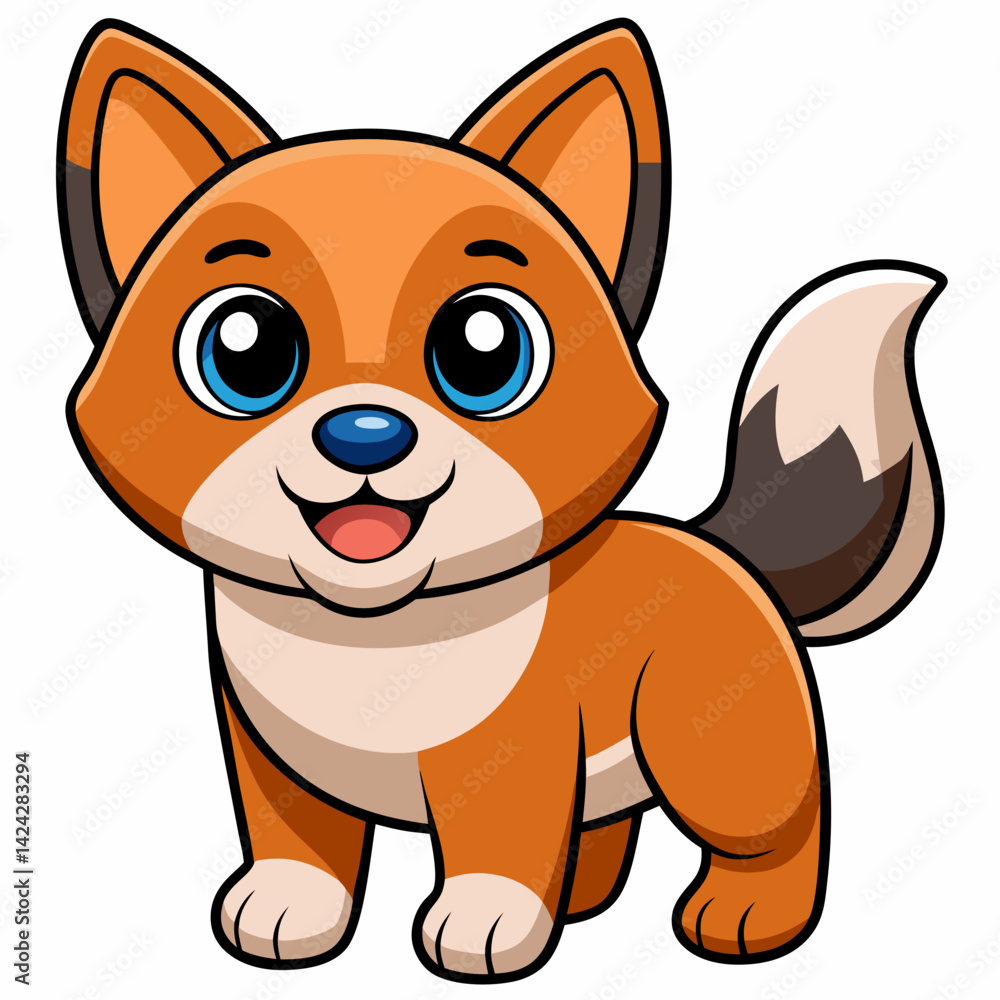 Cartoon Dog Bold Soft Style Cartoon Dog Bold Soft Style