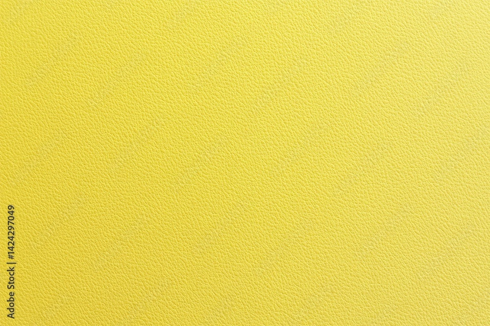 Obraz premium Bright Yellow Leather Texture Closeup Surface Design for Craftwork and Decoration