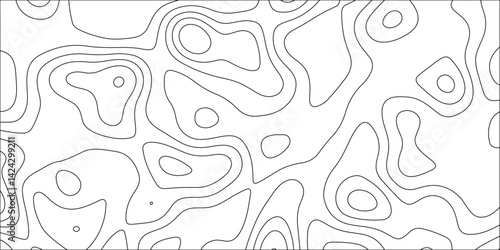 Abstract papercut design. Background of the topographic map. modern wallpaper texture and realistic design used for banner and posters, mountain relief geographic pattern. vector illustration.	