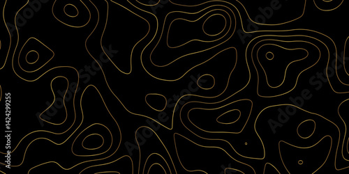 Abstract papercut design. Background of the topographic map. modern wallpaper texture and realistic design used for banner and posters, mountain relief geographic pattern. vector illustration.	