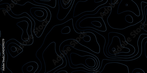 Abstract papercut design. Background of the topographic map. modern wallpaper texture and realistic design used for banner and posters, mountain relief geographic pattern. vector illustration.	