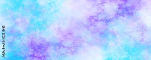 Dreamy abstract pastel blue and purple cloud background. aquarelle soft pastel blue watercolor for creative grunge art. Colorful paper textured ink effect grungy wet pastel illustration for design.