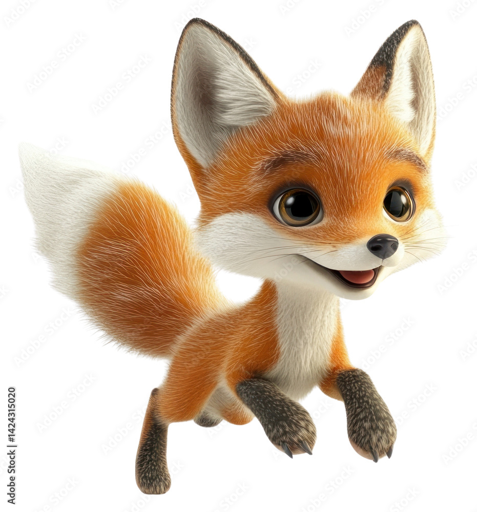 PNG Fox cartoon background white runing.