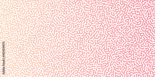 Turing Abstract Pattern, suitable for any business. pink gradient color diffusion reaction seamless pattern. An abstract Reaction-diffusion or Turing pattern formation, coral reef, natural texture	