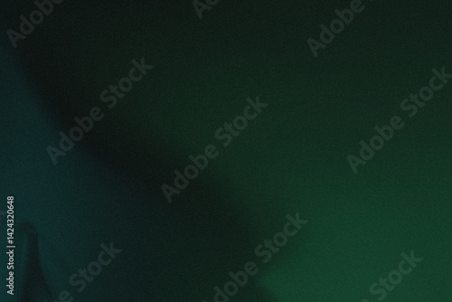 Abstract dark green gradient background with subtle texture and soft blurred transition effect aesthetic