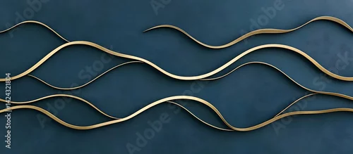 Obraz  z motywem Abstract Wave Pattern (1)