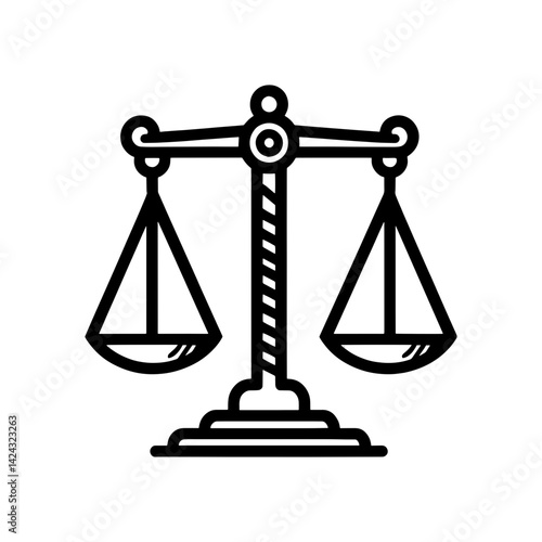 Stylized image of scales