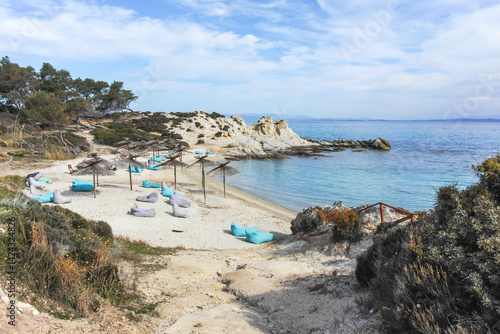 Wallpaper Mural Sithonia coastline near Orange Beach, Chalkidiki, Greece Torontodigital.ca