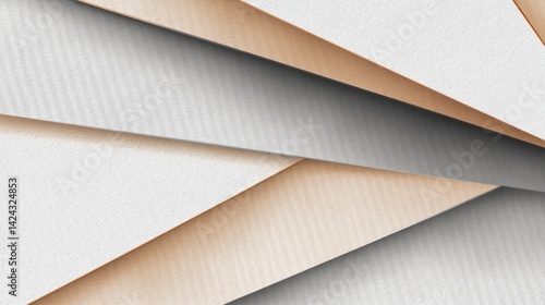 Abstract layered paper design