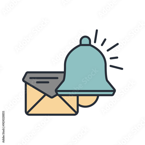 notification icon collection .design style with background