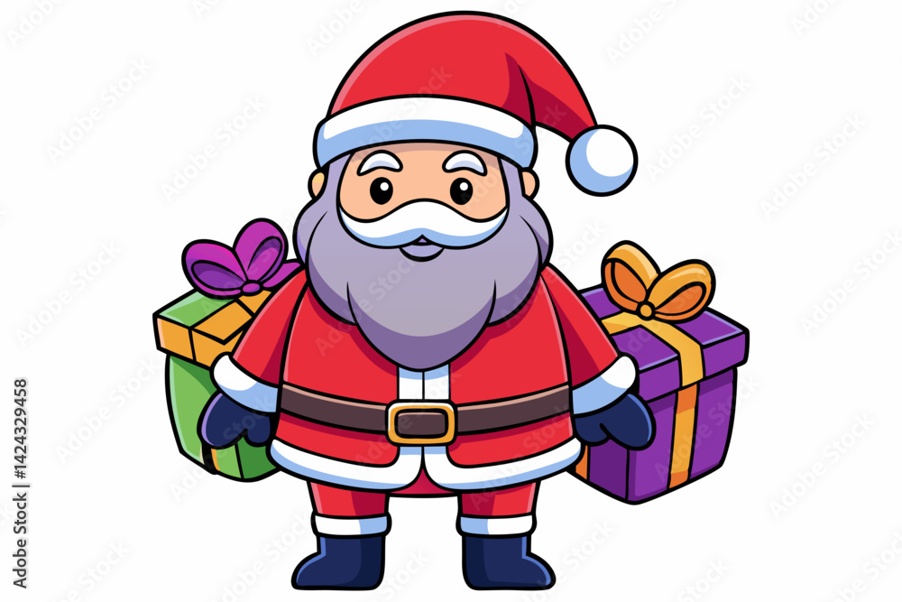 Santa Claus with presents Santa Claus with presents