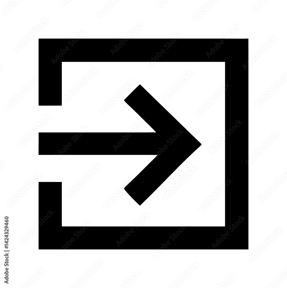 graphics of a typical Exit or Go Forward icon graphics of a typical Exit or Go Forward icon