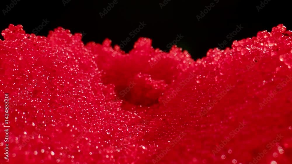 Tobiko, roe flying fish roe full frame macro close up, Sea of red caviar, supermarket shop fish food. Tobiko, roe flying fish roe full frame macro close up, Sea of red caviar, supermarket shop fish food.