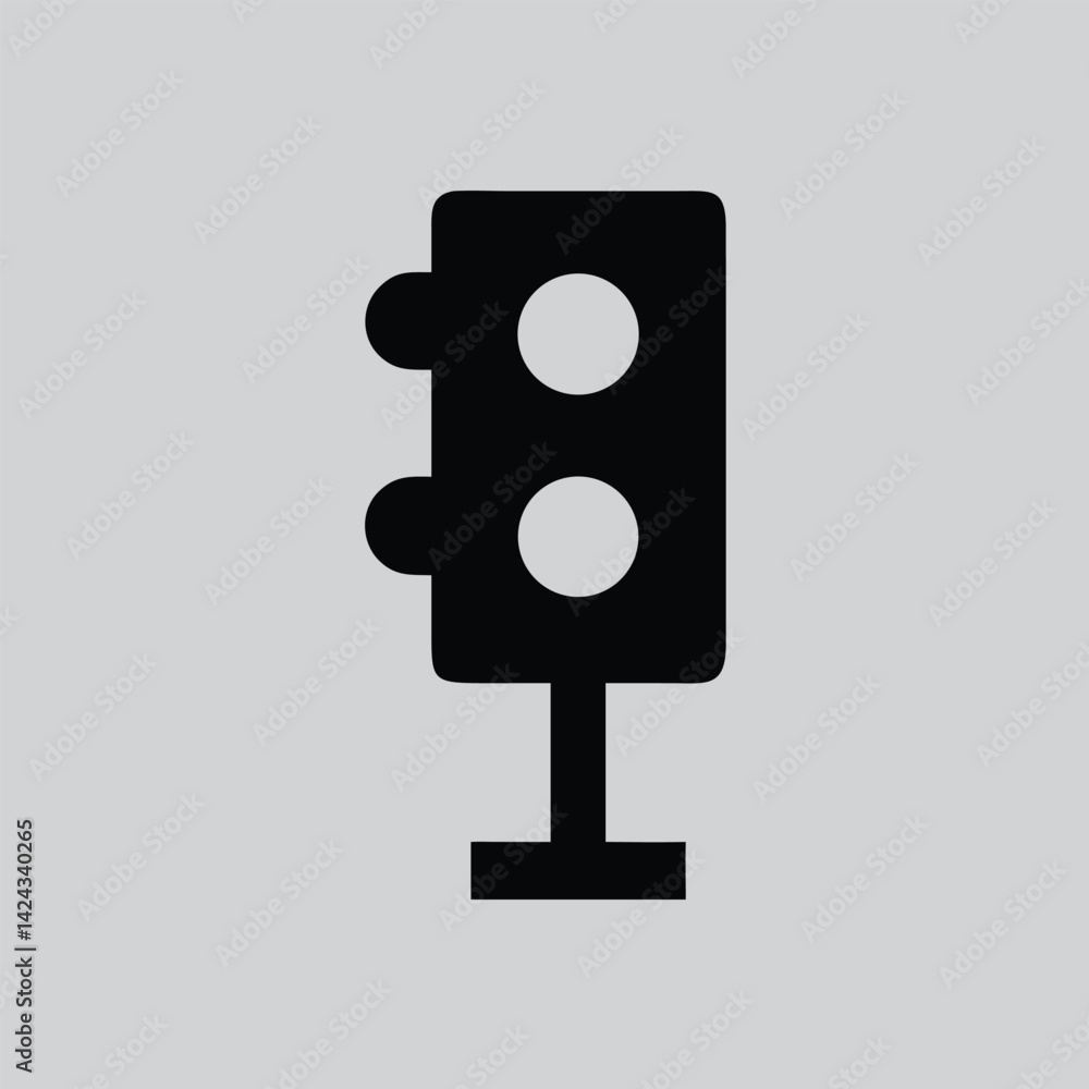 traffic light on a white traffic light on a white