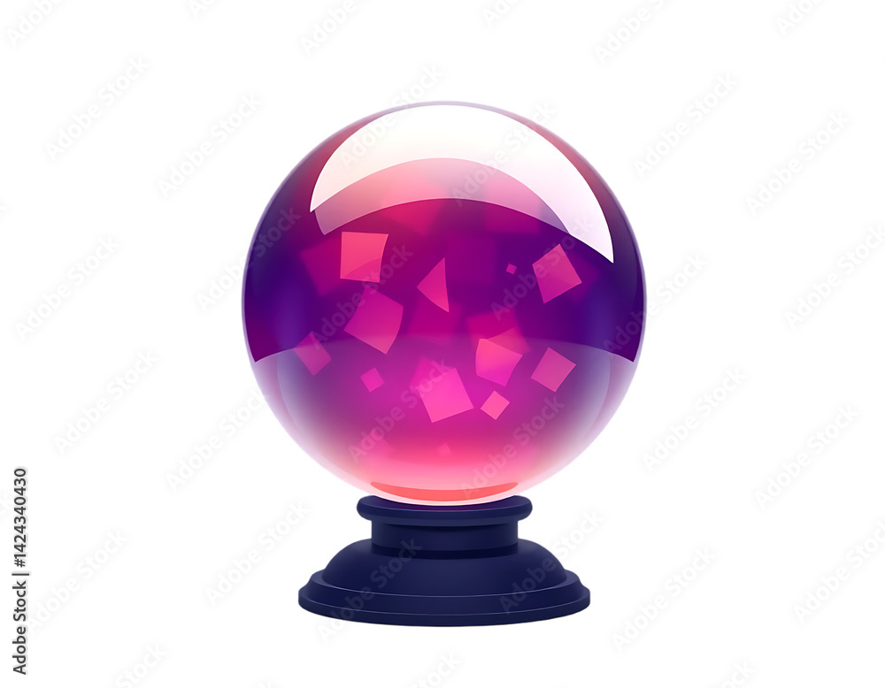 Crystal Ball Mystical Sphere for Fortune Telling and Divination Crystal Ball Mystical Sphere for Fortune Telling and Divination