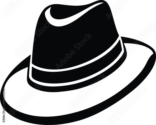Detective hat  silhouette