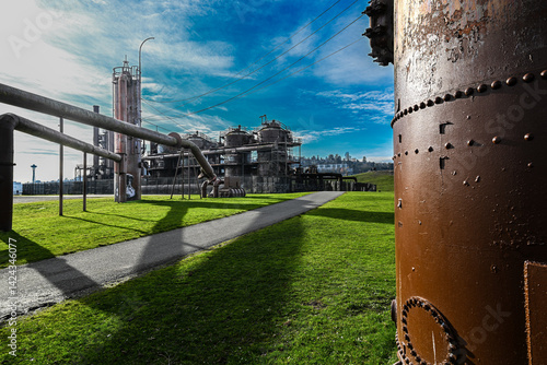 Obraz na płótnie Gas Works Park in Seattle, WA w salonie