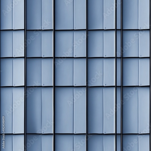 Wallpaper Mural Close Up of Modern Blue Metal Facade Exterior Wall Cladding Torontodigital.ca