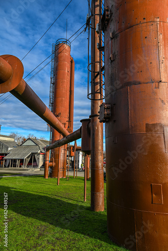 Obraz na płótnie Gas Works Park in Seattle, WA w salonie