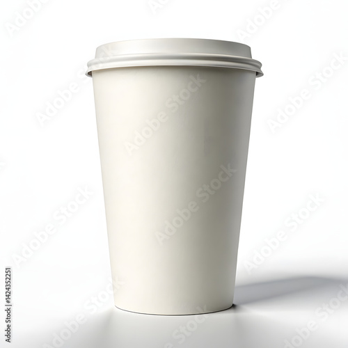 Wallpaper Mural Blank Coffee cup, realistic mockup isolated on the white background, 3d Torontodigital.ca