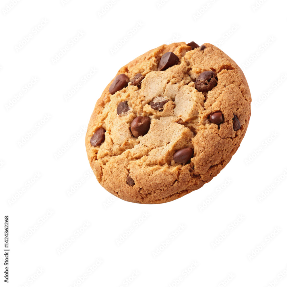chocolate chip cookies isolated on transparent background chocolate chip cookies isolated on transparent background