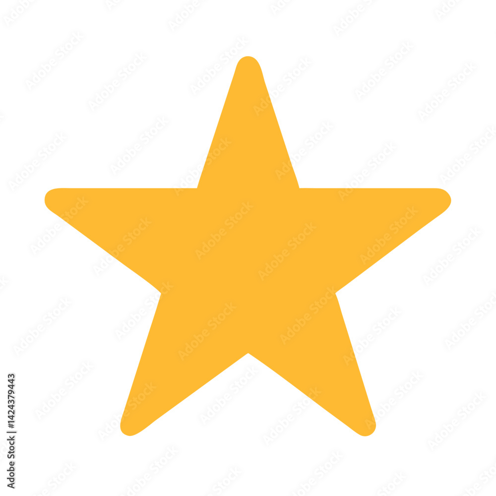 Fototapeta premium Shining Star Illuminating the Night Sky, Symbolizing Hope and Dreams