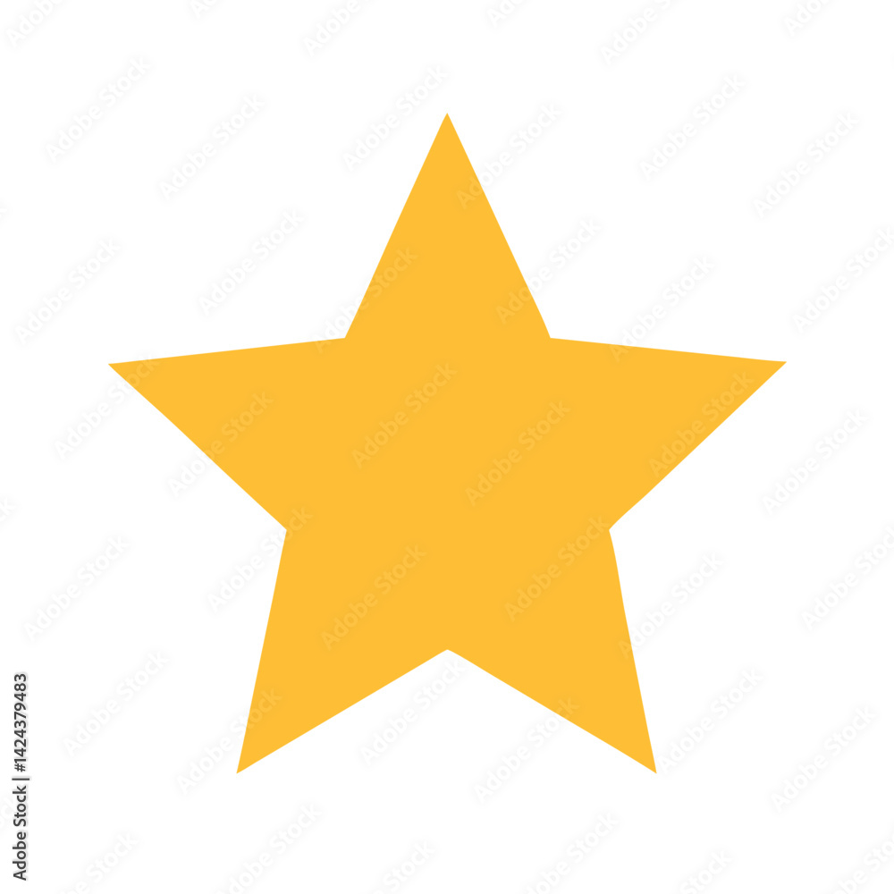Obraz premium Shining Star Illuminating the Night Sky, Symbolizing Hope and Dreams