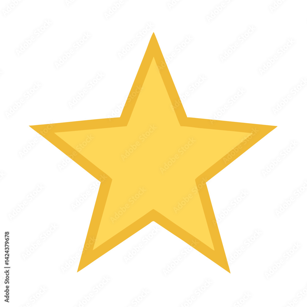 Fototapeta premium Shining Star Illuminating the Night Sky, Symbolizing Hope and Dreams