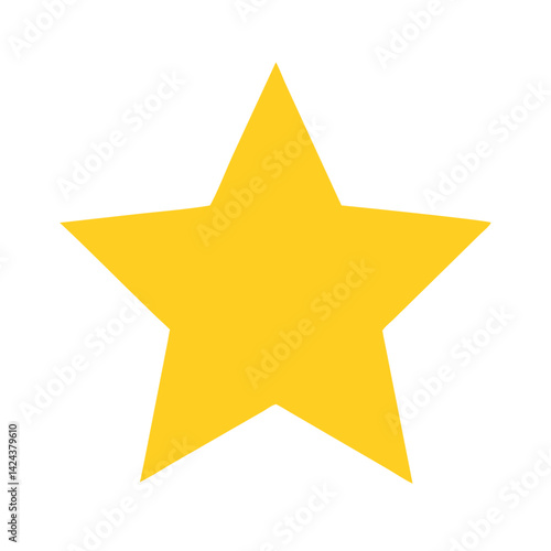 Shining Star Illuminating the Night Sky, Symbolizing Hope and Dreams
