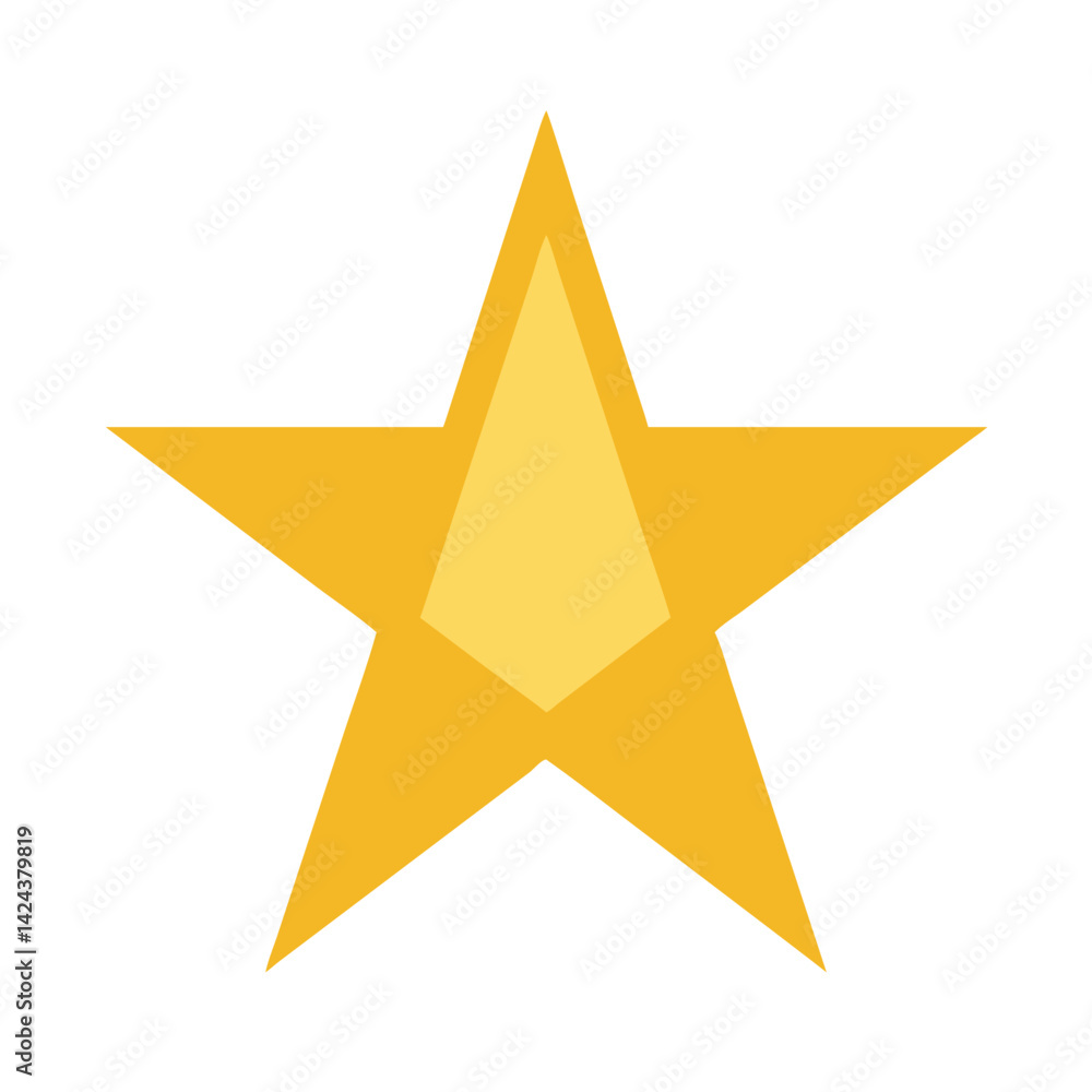 Obraz premium Shining Star Illuminating the Night Sky, Symbolizing Hope and Dreams
