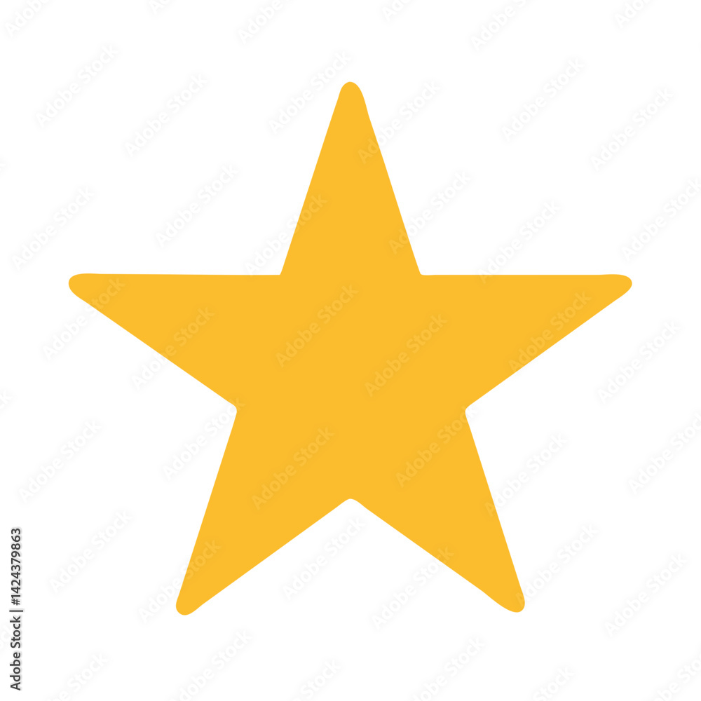Obraz premium Shining Star Illuminating the Night Sky, Symbolizing Hope and Dreams