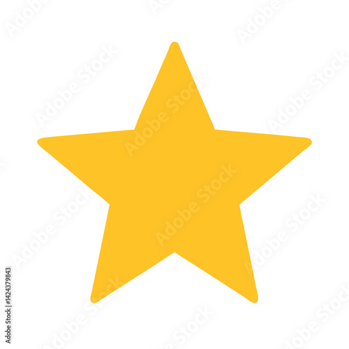 Shining Star Illuminating the Night Sky, Symbolizing Hope and Dreams