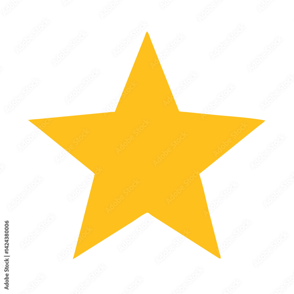 Obraz premium Shining Star Illuminating the Night Sky, Symbolizing Hope and Dreams