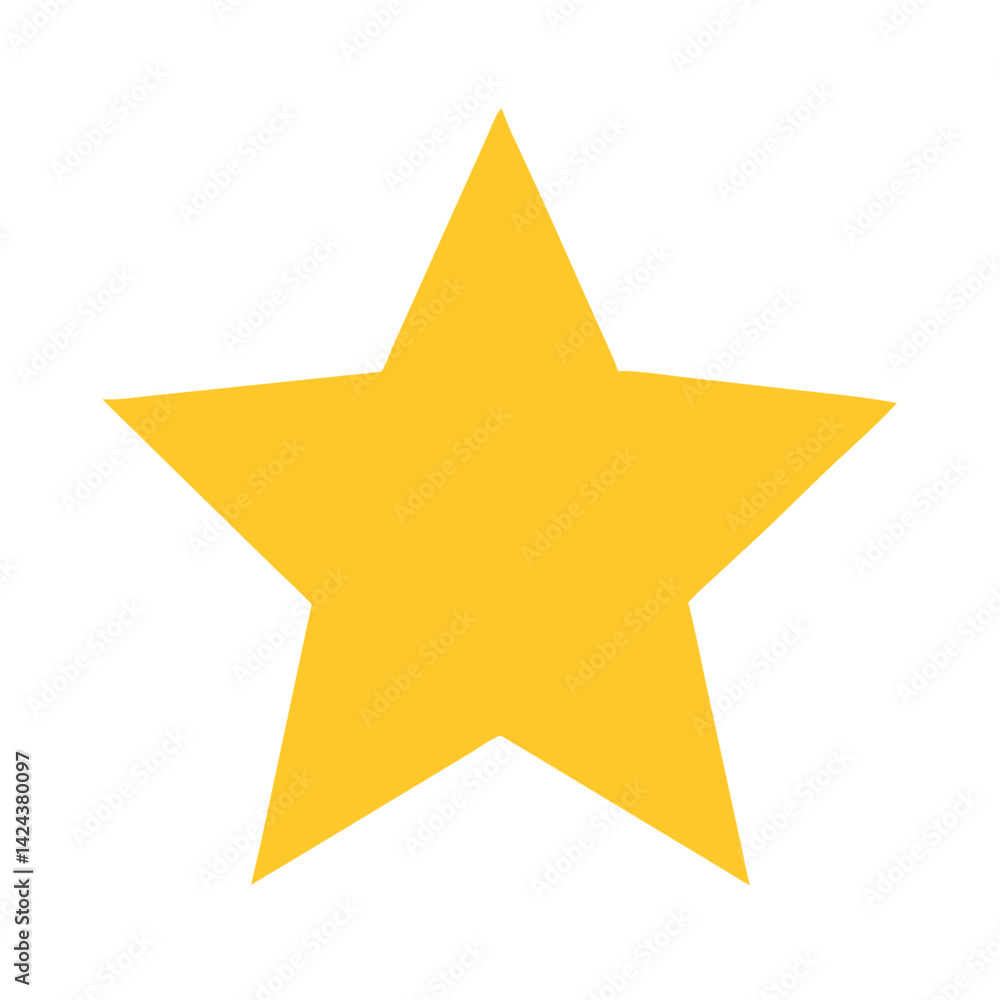 Obraz premium Shining Star Illuminating the Night Sky, Symbolizing Hope and Dreams
