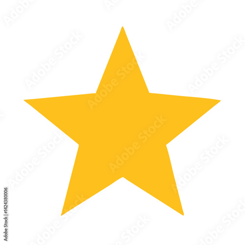 Shining Star Illuminating the Night Sky, Symbolizing Hope and Dreams