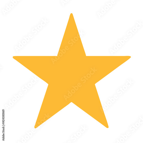 Shining Star Illuminating the Night Sky, Symbolizing Hope and Dreams