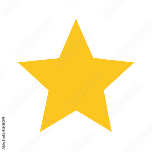 Shining Star Illuminating the Night Sky, Symbolizing Hope and Dreams