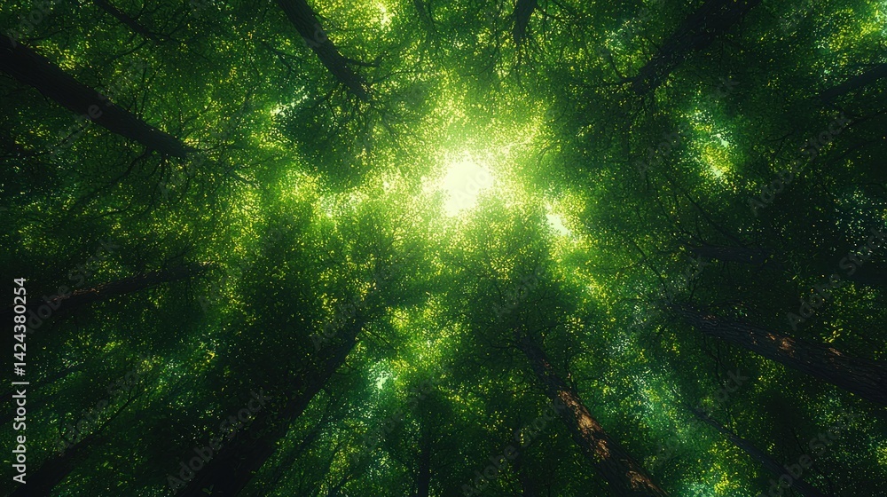 Obraz premium Lush Forest Canopy