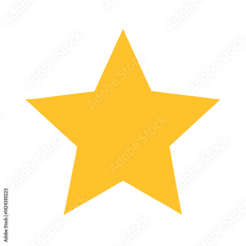 Shining Star Illuminating the Night Sky, Symbolizing Hope and Dreams