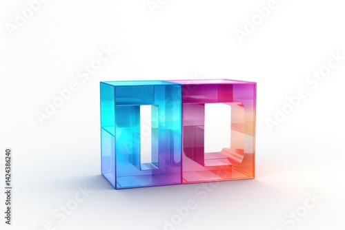 Modern, gradients with a clean and minimalistic design, accented by subtle light reflections to give it a polished look