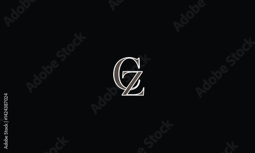 CZ,ZC,C,Z,Z,C abstract, letters, logo, monogram, style, symbols, ambitions, icons, 
