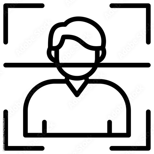 Facial Recognition Icon