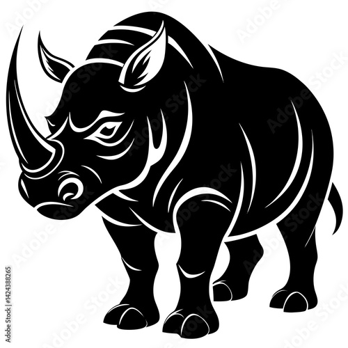 rhino vector illustration