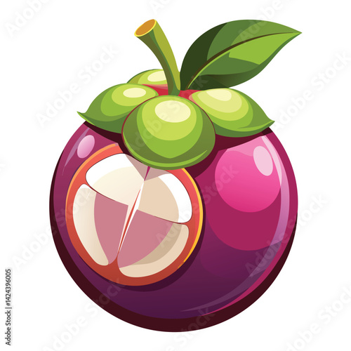 Colorful Tropical Fruit Illustration